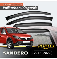 Dacia Sandero 2013-2020 Cam Rüzgarlığı V2 Düz