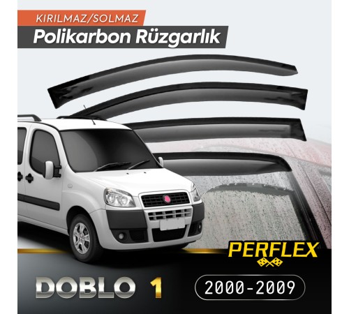 Fiat Doblo 1 2000-2009 Cam Rüzgarlığı V2 Düz Fiat Doblo 1 2000-2009 Cam Rüzgarlığı V2 Düz