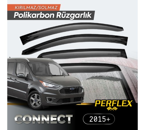Ford Connect 2015+ Cam Rüzgarlığı V2 Düz Ford Connect 2015+ Cam Rüzgarlığı V2 Düz