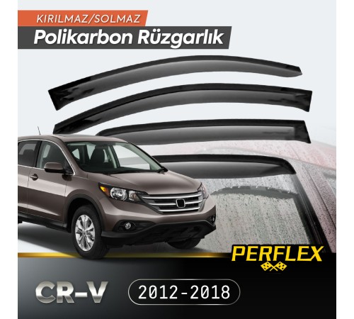 Honda CR-V 2012-2018 Cam Rüzgarlığı V2 Düz Honda CR-V 2012-2018 Cam Rüzgarlığı V2 Düz