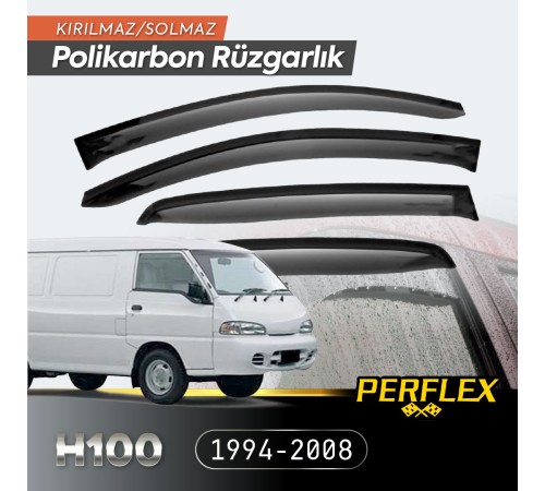 Hyundai H100 Minibüs 1994-2008 Cam Rüzgarlığı V2 Düz Hyundai H100 Minibüs 1994-2008 Cam Rüzgarlığı V2 Düz