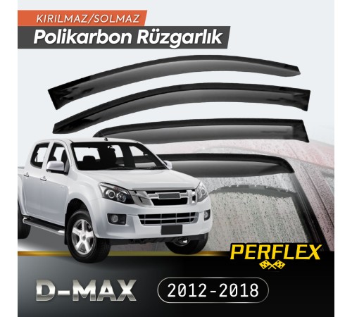Isuzu D-MAX 2012-2018 Cam Rüzgarlığı V2 Düz Isuzu D-MAX 2012-2018 Cam Rüzgarlığı V2 Düz