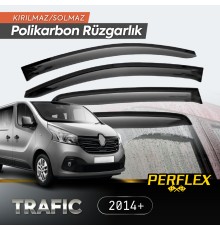 Renault Trafic 2014+ Cam Rüzgarlığı V2 Düz