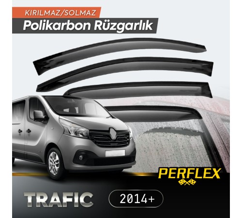 Renault Trafic 2014+ Cam Rüzgarlığı V2 Düz Renault Trafic 2014+ Cam Rüzgarlığı V2 Düz