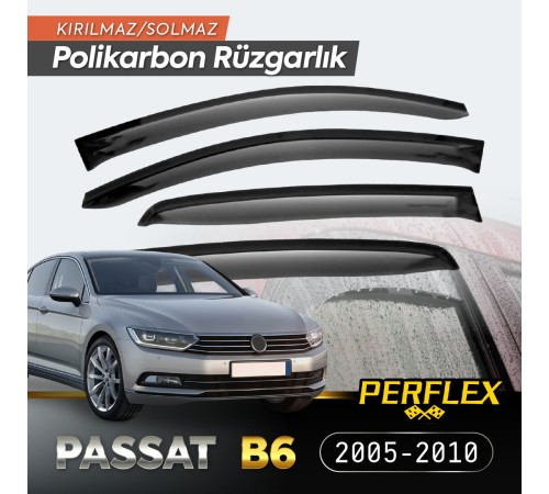 VW Passat B6 2005-2010 Cam Rüzgarlığı V2 Düz VW Passat B6 2005-2010 Cam Rüzgarlığı V2 Düz