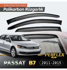 VW Passat B7 2011-2015 Cam Rüzgarlığı V2 Düz