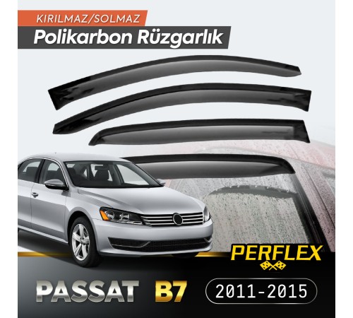 VW Passat B7 2011-2015 Cam Rüzgarlığı V2 Düz VW Passat B7 2011-2015 Cam Rüzgarlığı V2 Düz
