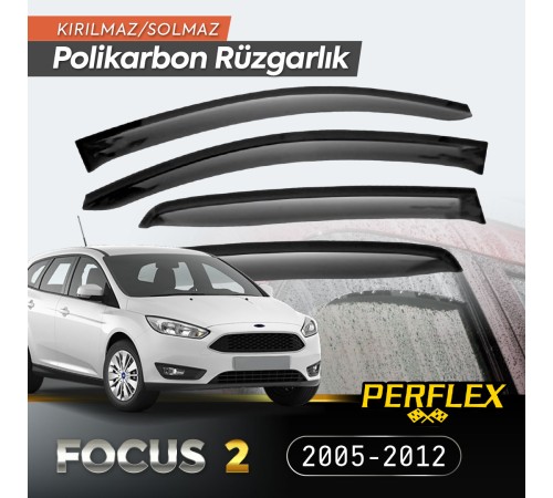 Ford Focus 2 2005-2012 Cam Rüzgarlığı V2 Mugen Ford Focus 2 2005-2012 Cam Rüzgarlığı V2 Mugen