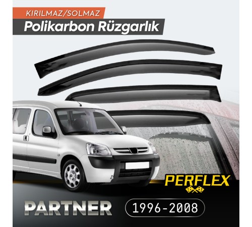 Peugeot Partner 1996-2008 Cam Rüzgarlığı V2 Mugen Peugeot Partner 1996-2008 Cam Rüzgarlığı V2 Mugen
