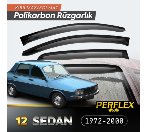 Renault 12 Sedan 1972-2000 Cam Rüzgarlığı V2 Mugen Renault 12 Sedan 1972-2000 Cam Rüzgarlığı V2 Mugen