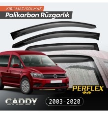 VW Caddy 2003-2020 Cam Rüzgarlığı V2 Mugen