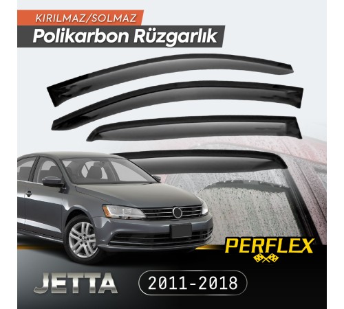 VW Jetta 2011-2018 Cam Rüzgarlığı V2 Mugen VW Jetta 2011-2018 Cam Rüzgarlığı V2 Mugen