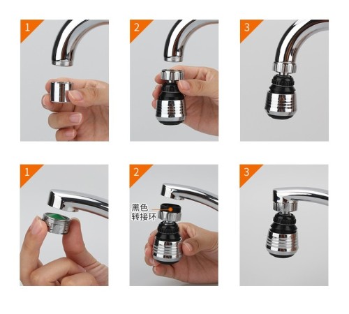 Su Tasarruflu 2 Modlu Musluk Başlığı Kısa Su Tasarruflu 2 Modlu Musluk Başlığı Kısa