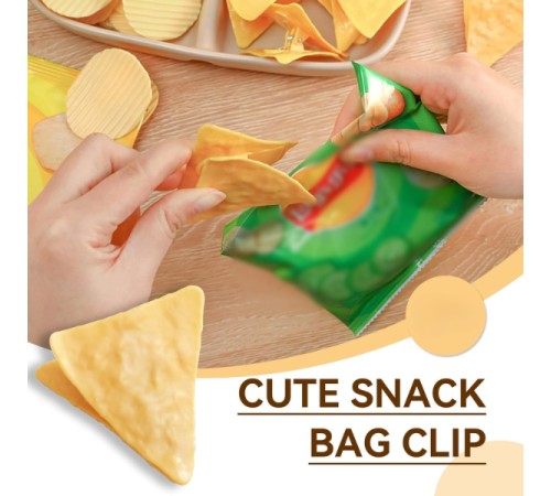 Cips Şeklinde Poşet Klipsleri Cips Şeklinde Poşet Klipsleri