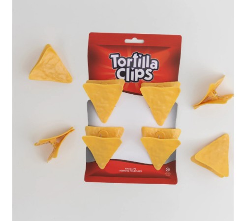 Cips Şeklinde Poşet Klipsleri Cips Şeklinde Poşet Klipsleri
