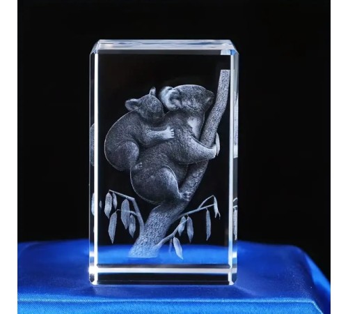 3D Kristal Koala Modeli 3D Kristal Koala Modeli