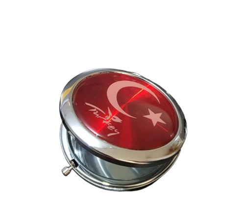 Türk Bayraklı El Aynası Türk Bayraklı El Aynası