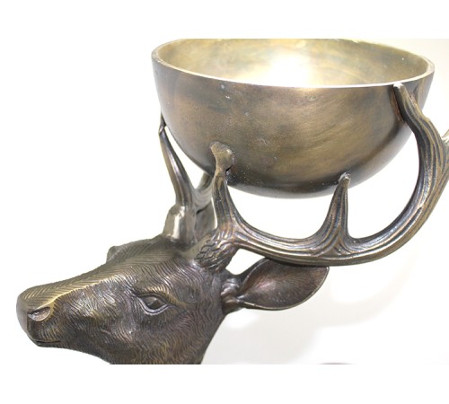 Metal Geyikli Kase 77 Cm Metal Geyikli Kase 77 Cm