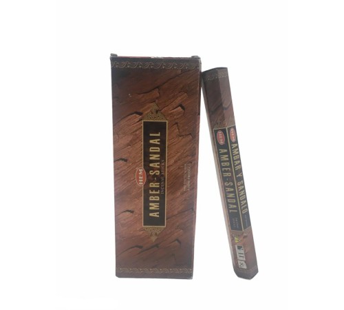 Hem Amber Sandal Aromalı Çubuk Tütsü Hem Amber Sandal Aromalı Çubuk Tütsü