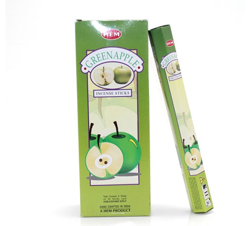 Hem Green Apple Aromalı Çubuk Tütsü Hem Green Apple Aromalı Çubuk Tütsü