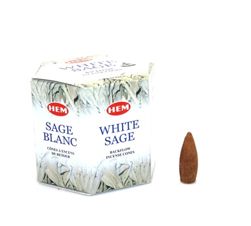 White Sage Aromalı Geri Akış Tütsü White Sage Aromalı Geri Akış Tütsü