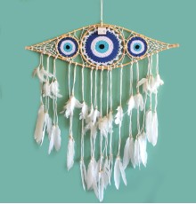 Rüya Kapanı Dream Catcher Göz Tasarımı Model 4