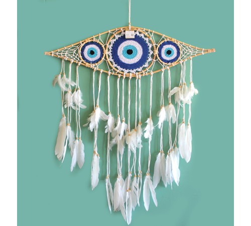 Rüya Kapanı Dream Catcher Göz Tasarımı Model 4 Rüya Kapanı Dream Catcher Göz Tasarımı Model 4
