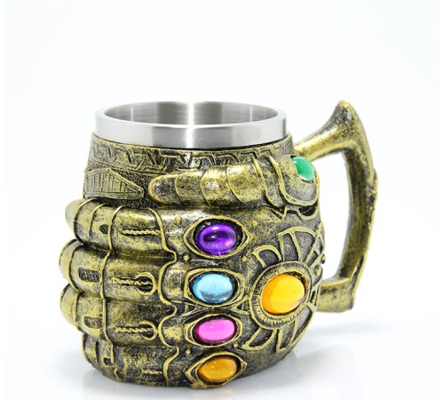 Paslanmaz Çelik Thanos Eli Kupa Bardak Paslanmaz Çelik Thanos Eli Kupa Bardak