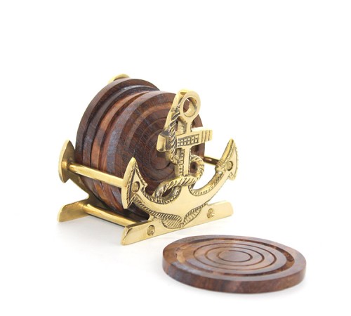Pirinç Çapalı Bardak Altı Model 2 Pirinç Çapalı Bardak Altı Model 2