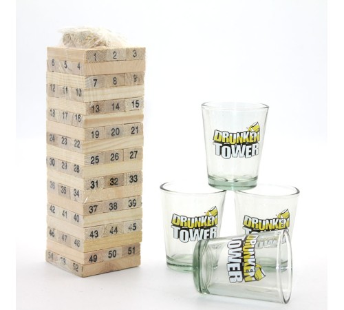 Jenga Shot Bardak Oyunu Model 2 Jenga Shot Bardak Oyunu Model 2