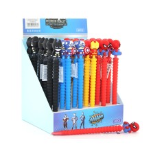 07 Uçlu Karışık Kahraman Figürlü Kalem