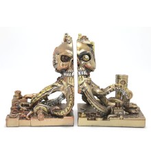 Steampunk Polyester Ahtapot Kitap Stoperi