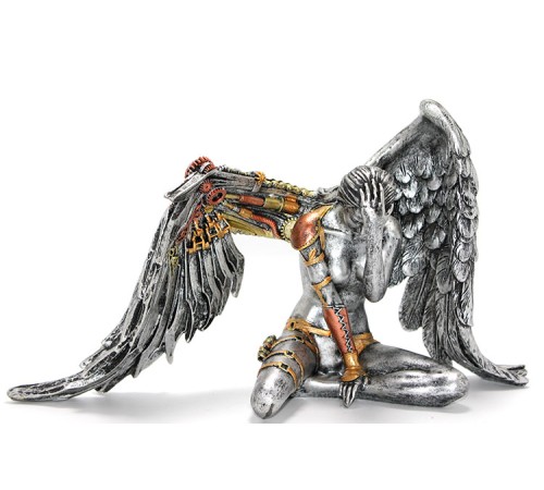 Steampunk Polyester Melek Figürü Steampunk Polyester Melek Figürü
