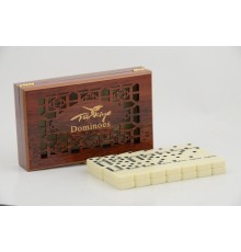 Ahşap Kutulu Domino Oyunu