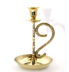 Tekli Pirinç Şamdan Model 1