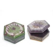 Obsidian Taşı Kutu Model 5