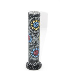 Obsidian Taşı İşlemeli Kule Tütsülük Model 6