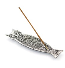Metal Kayık Baykuş Tasarımı Tütsülük Model 1