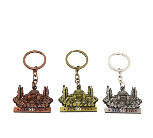 Metal Ayasofya Anahtarlık