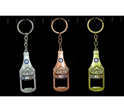 Metal Ayasofya Anahtarlık Ve Açacak Model 1