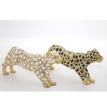 Swarovski Taşlı Tekli Leopar Model 4