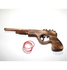 Ahşap Lastik Atan Tabanca