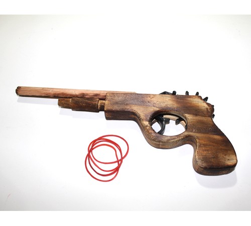 Ahşap Lastik Atan Tabanca Ahşap Lastik Atan Tabanca