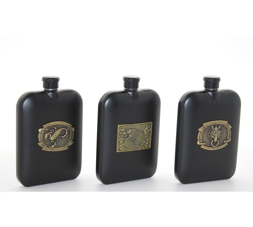Paslanmaz Çelik Kabartmalı Tekli 6 Oz Matara Paslanmaz Çelik Kabartmalı Tekli 6 Oz Matara