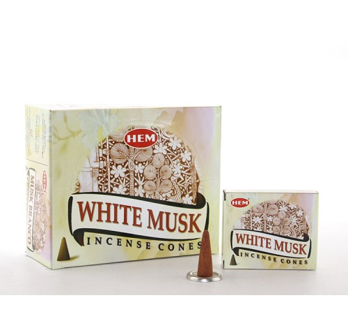 White Musk Aromalı Konik Tütsü White Musk Aromalı Konik Tütsü