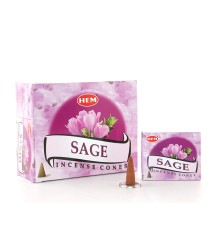 Sage Aromalı Konik Tütsü