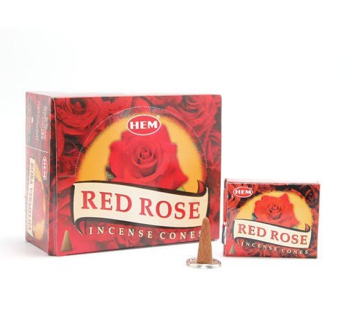 Red Rose Aromalı Konik Tütsü Red Rose Aromalı Konik Tütsü