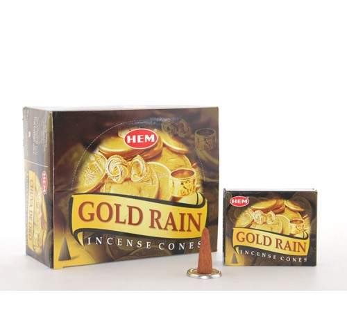 Gold Rain Aromalı Konik Tütsü