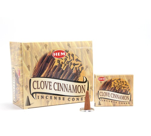 Clove Cinnamon Aromalı Konik Tütsü Clove Cinnamon Aromalı Konik Tütsü