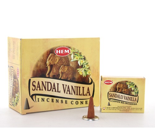 Sandal Vanilla Aromalı Konik Tütsü Sandal Vanilla Aromalı Konik Tütsü